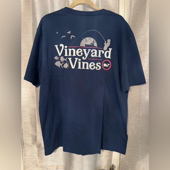 Mens Blue Vineyard Vines T-Shirt - Picture 2 of 2